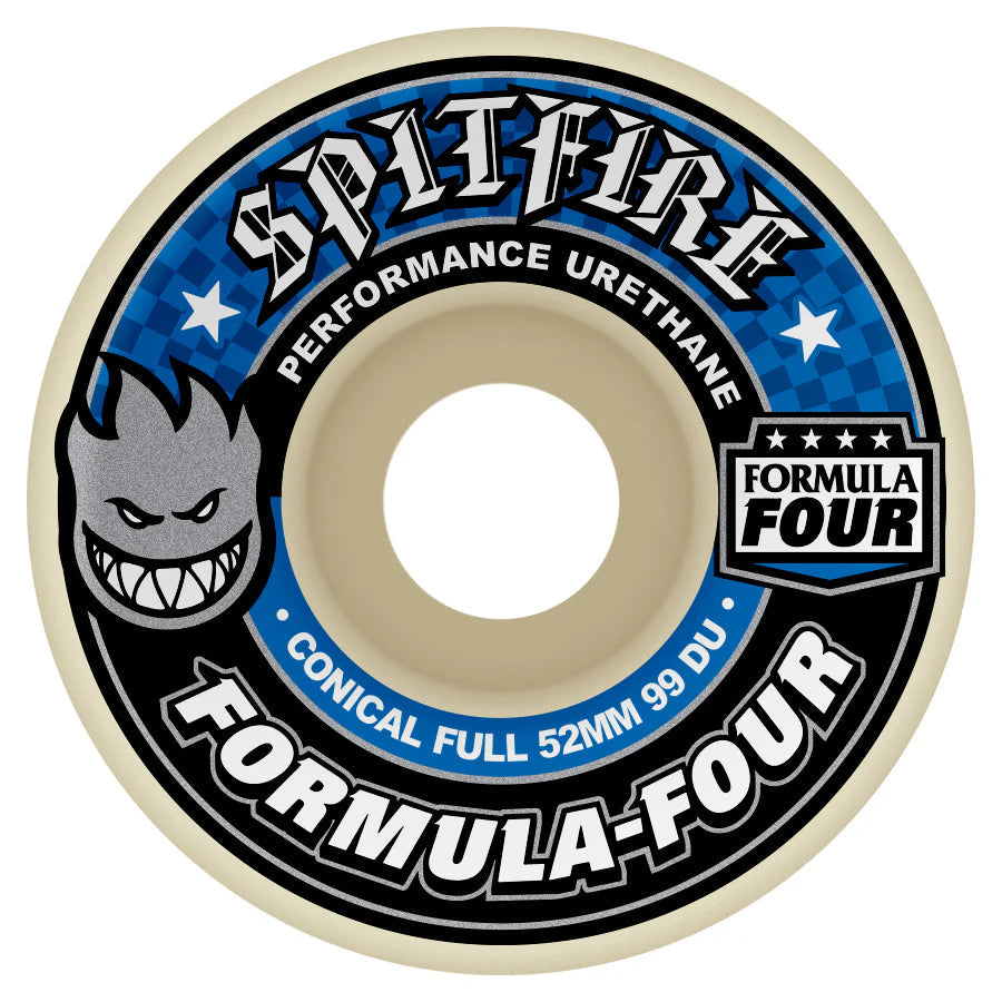 Custom Skateboard Wheels for Stable Performance and Fast Speed-Spitfire F4 Conical Full Wheel 99A 53mm