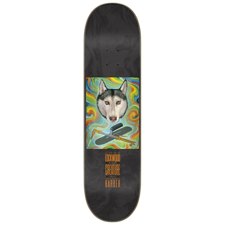 Custom Skateboard Deck with Short Length for Street Tricks-Creature Skateboards Lockwood Memento VX Everslick Deck 8.25