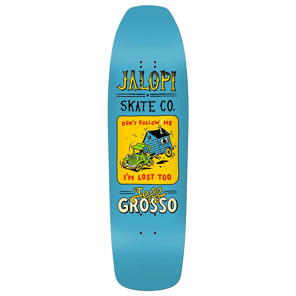 Custom Skateboard Deck for Street and Park Performance-Anti Hero Skateboards Grosso Jalopi Returns Deck 9.25