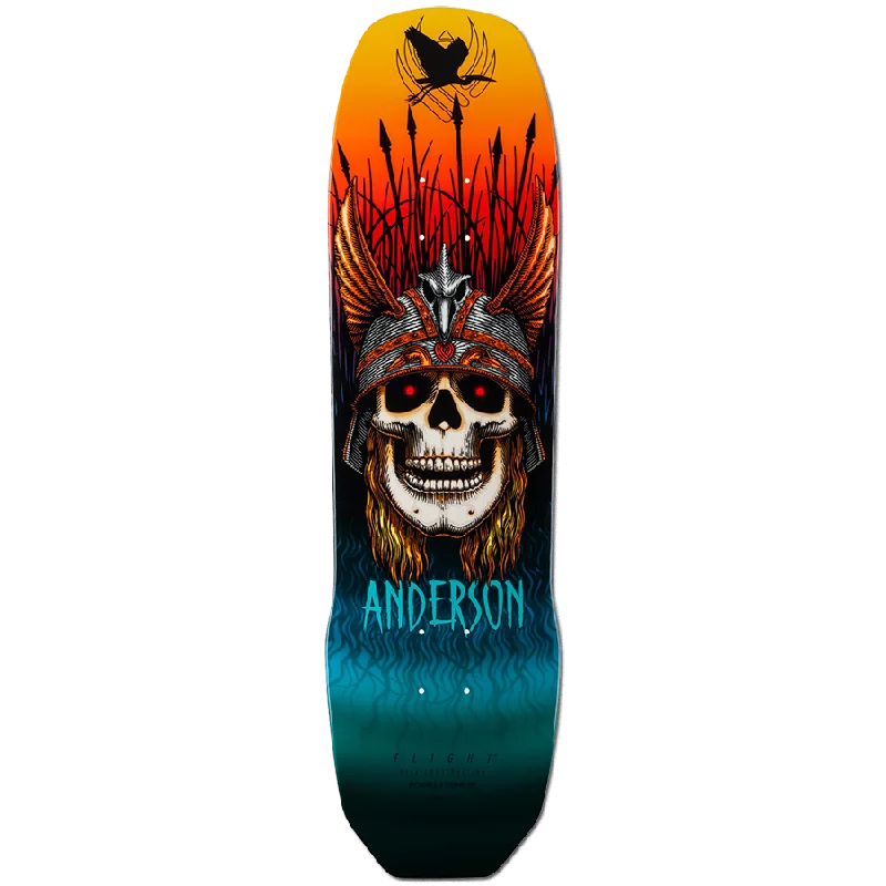 Custom Skateboard Deck for Stability in Skateparks-Powell Peralta Skateboards Andy Anderson Heron Flight Deck 8.45