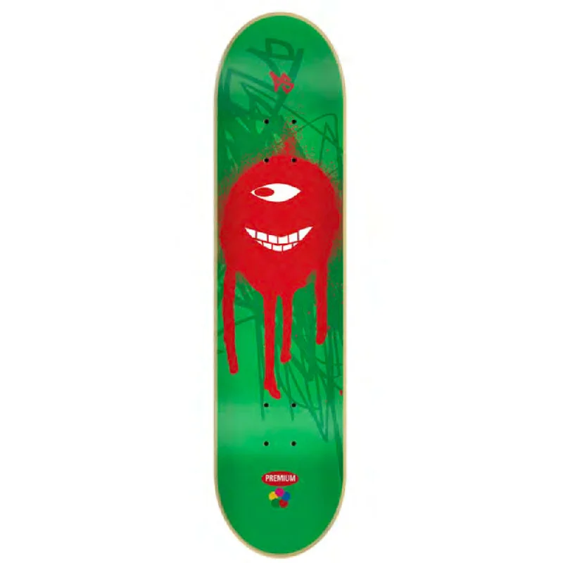 Custom Skateboard Deck with High-Performance Features-Premium Spraypaint Green  8.125 - Skateboard Deck