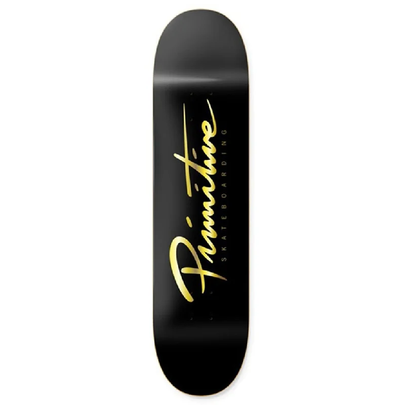 Custom Skateboard Deck with Easy Grip for Beginners-Primitive Nuevo Script 8.25 - Skateboard Deck