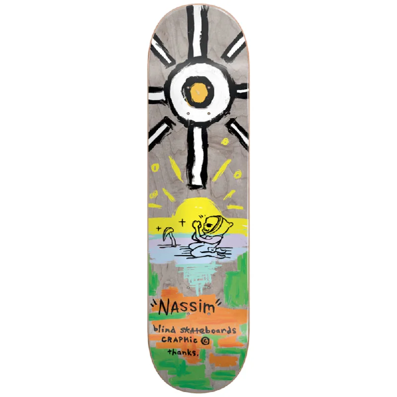 Custom Skateboard Deck with Extra Flexibility-Blind Nassim Reaper Pray Super SAP R7 8.0 - Skateboard Deck