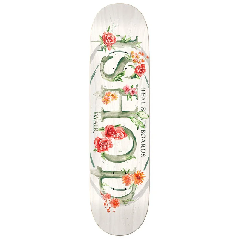 Custom Skateboard Deck for Better Air Control During Jumps-Real Ishod Blossom Oval 8.25 - Skateboard Deck