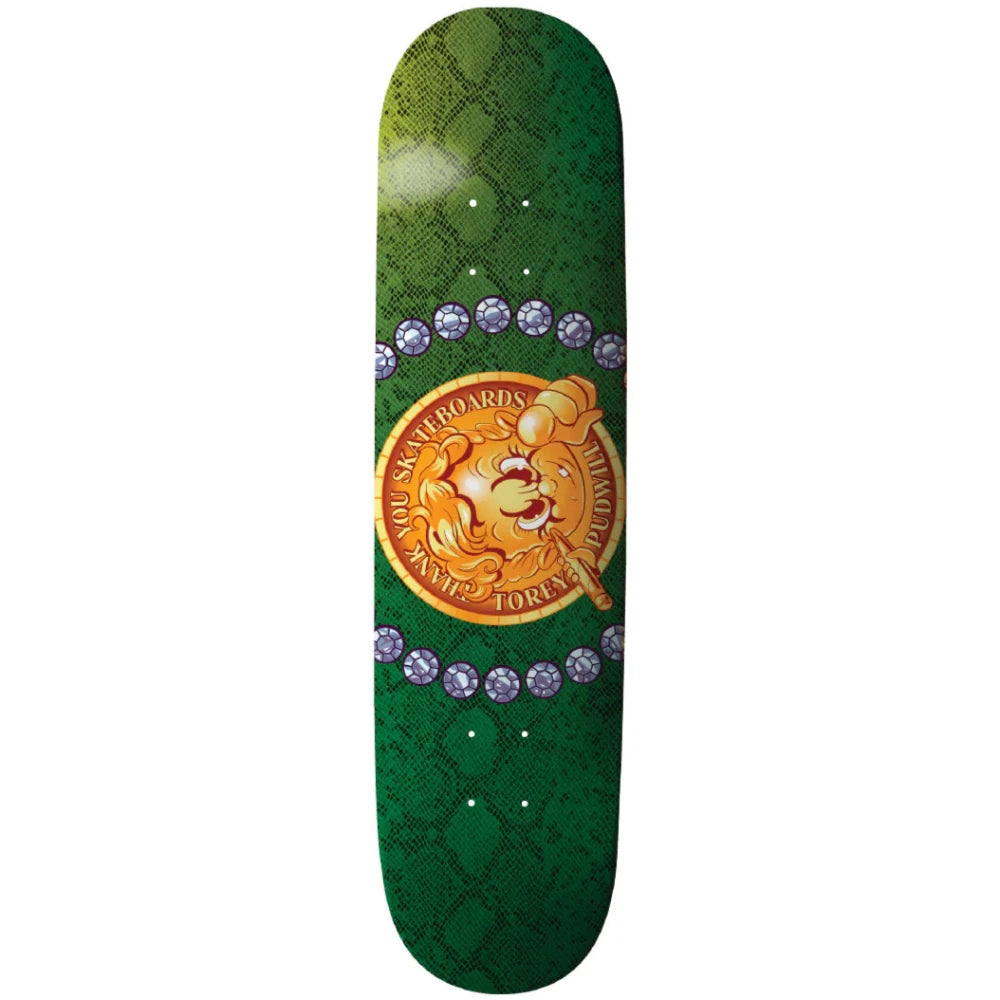 Custom Skateboard Deck for High-Impact Jumps and Drops-Thank You Pudwill Trillion Dollar Baby 8.25 - Skateboard Deck