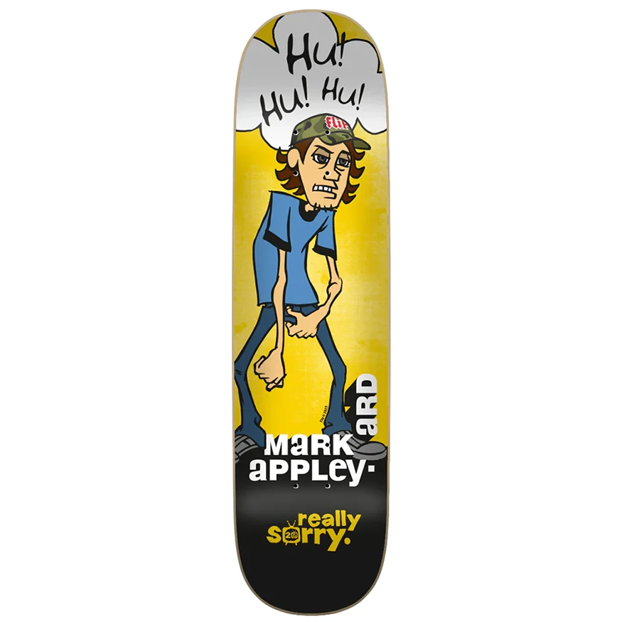 Custom Skateboard Deck with High-Speed Control and Stability-Flip Skateboards Appleyard Really Sorry 20th Anniversary Deck 8.25