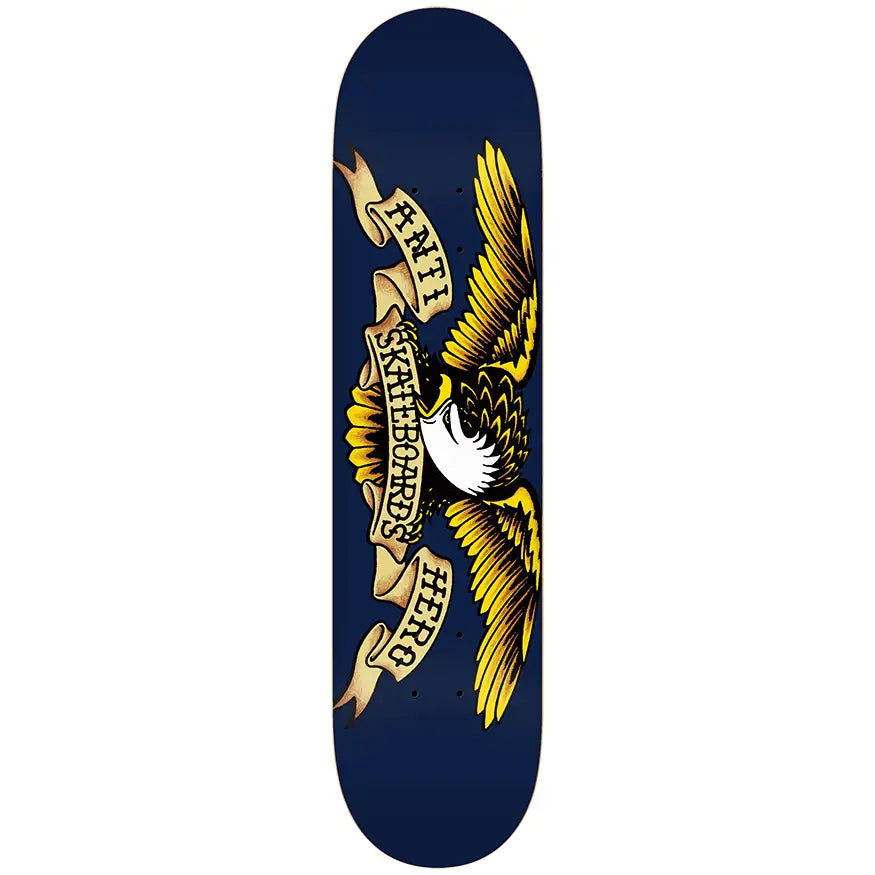 Custom Skateboard Deck for Aggressive Vert Skating-Anti Hero Skateboards Classic Eagle Deck 8.5