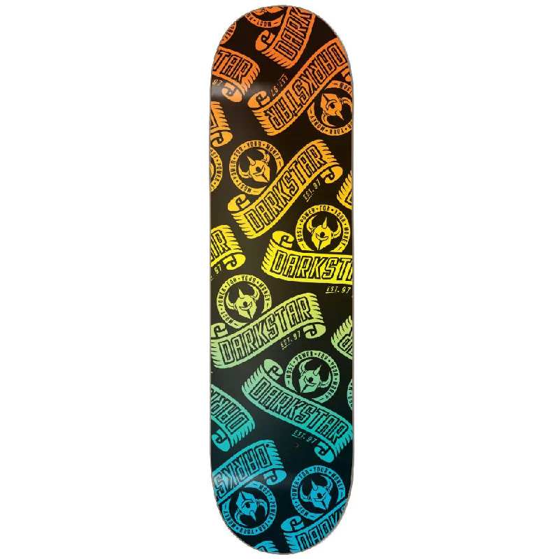 Custom Skateboard Deck with Extra Tail for Kickflips-Darkstar Youth Arc RHM Multi 7.25 - Skateboard Deck