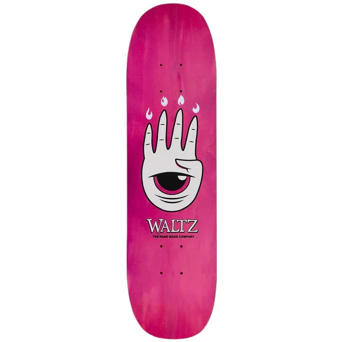 Custom Skateboard Deck for Extreme Street Skating-WALTZ SKATEBOARDS The Bixby- 8 inch Freestyle Skateboard Deck Pink