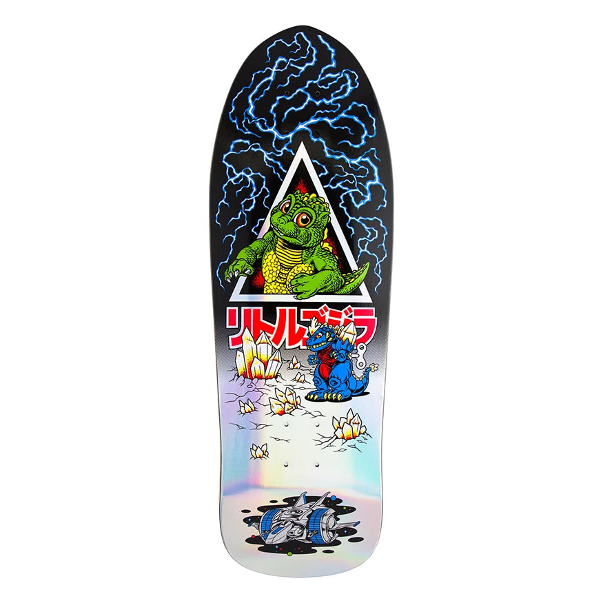 Custom Skateboard Deck for Speed and Stability-Santa Cruz Skateboards x Godzilla Jr. Natas Deck - 9.8