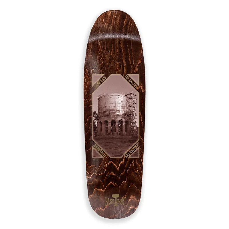 Custom Skateboard Deck with Durable Tail for Trick Support-[PASS~PORT] Towers Of Water Series “Ashfield - Spade” - 8.875”