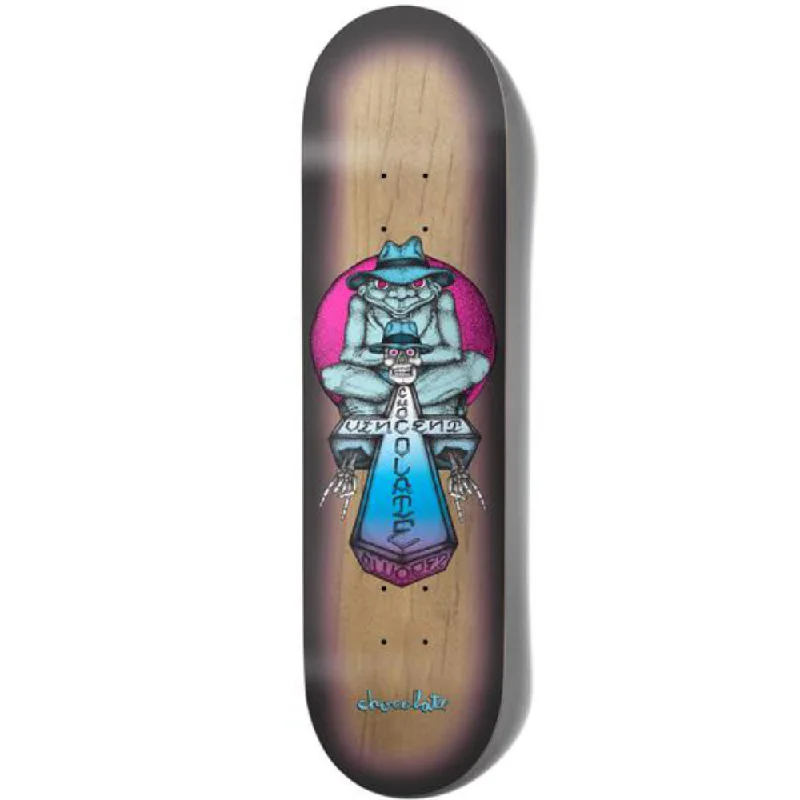 Custom Skateboard Deck with Extra-Thick Construction for Strength-Chocolate Alvarez Sapo One Off 8.0 - Skateboard Deck