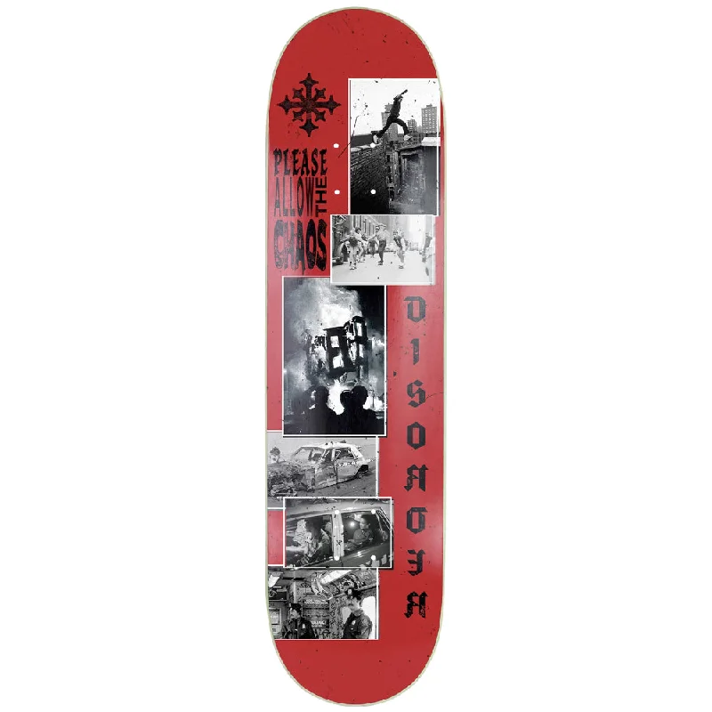 Custom Skateboard Deck for Easy Navigation in Parks-Disorder Please Allow The Chaos 8.0 - Skateboard Deck