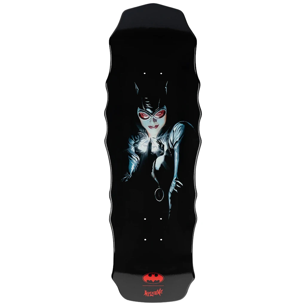 Custom Skateboard Deck for Smooth and Comfortable Jumps-Welcome Skateboards x Batman Catwoman Deck 10.0