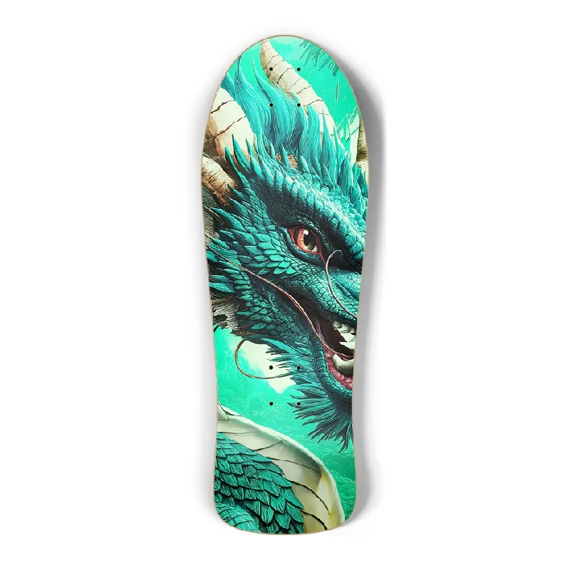 Custom Skateboard Deck for Maximum Carving Control-Custom Skateboard - Green Dragon