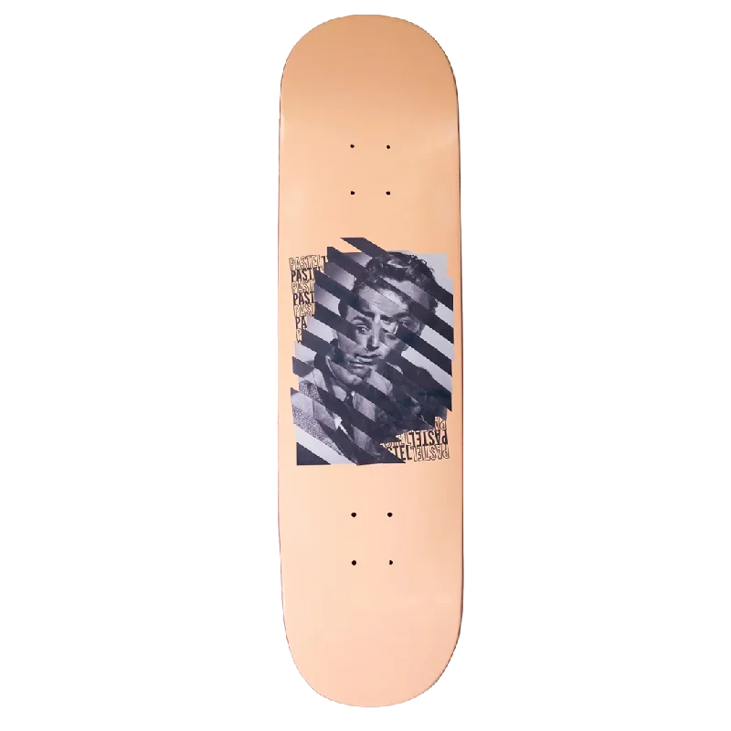 Custom Skateboard Deck for Professional Skaters-Pastel - Cut You Down 8.5" Peach/Purple- Skateboard Deck