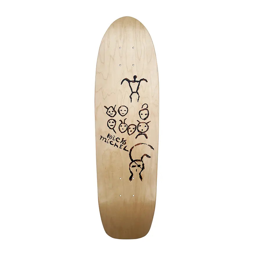 Custom Skateboard Deck for Excellent Pop and Flick-Frog Skateboards Nick Petroglyphs Deck 8.25