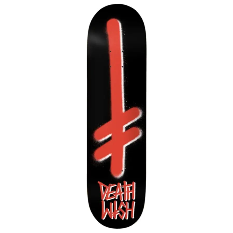 Custom Skateboard Deck for Large Feet-Deathwish Skateboards Gang Logo Deck 8.0