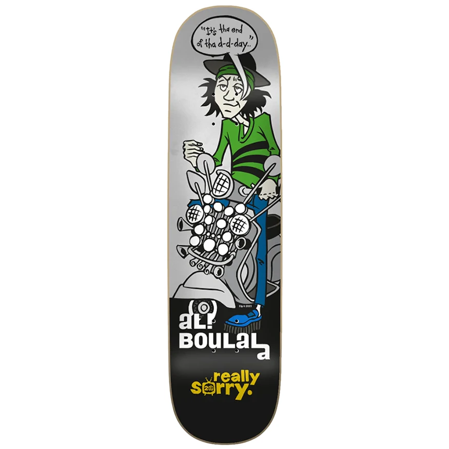 Custom Skateboard Deck for Beginners-Flip Skateboards Boulala Really Sorry 20th Anniversary Deck 8.0