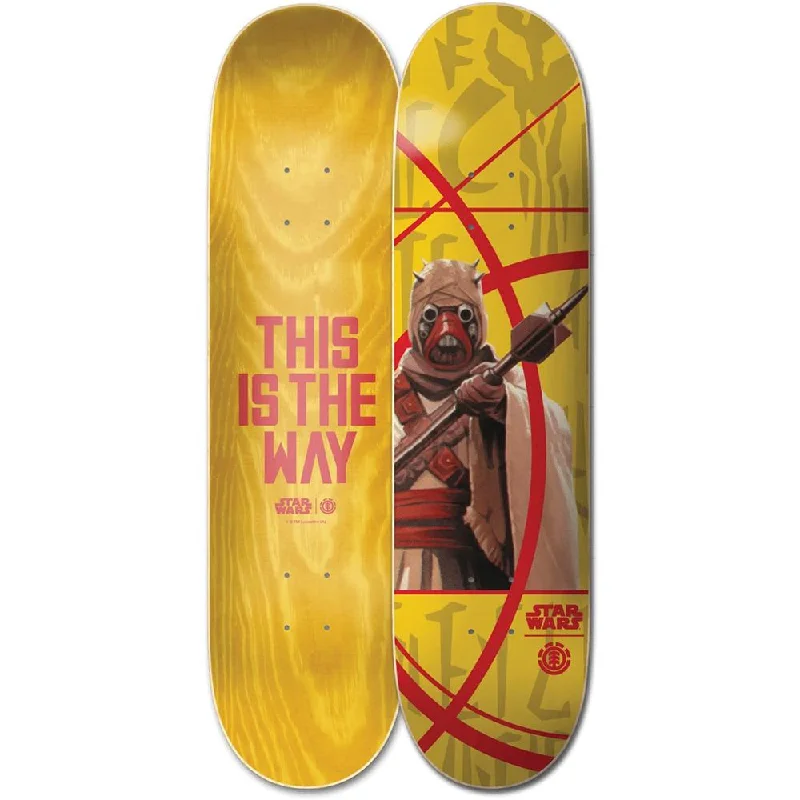 Custom Skateboard Deck for Ultimate Control in Park-Element X Star Wars The Mandalorian Tuskan Raider 8.25 - Skateboard Deck