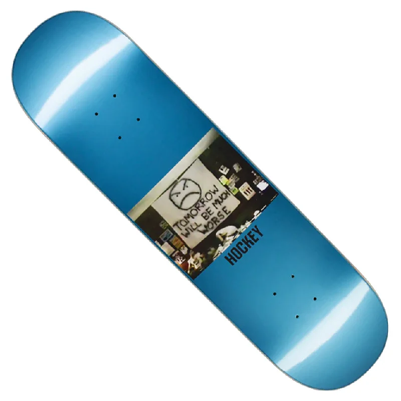 Custom Skateboard Deck with Extra Tail for Kickflips-Hockey Much Worse Deck