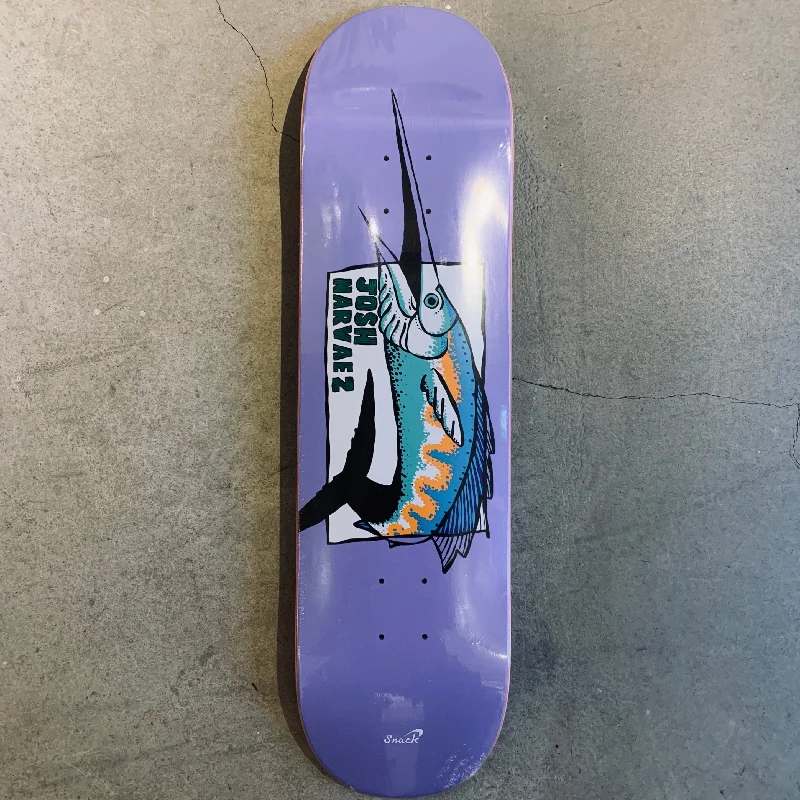 Custom Skateboard Deck for Smooth Flowing Tricks-[SNACK] Josh Narvaez 1st Pro Deck "MARLIN" - 8.25”