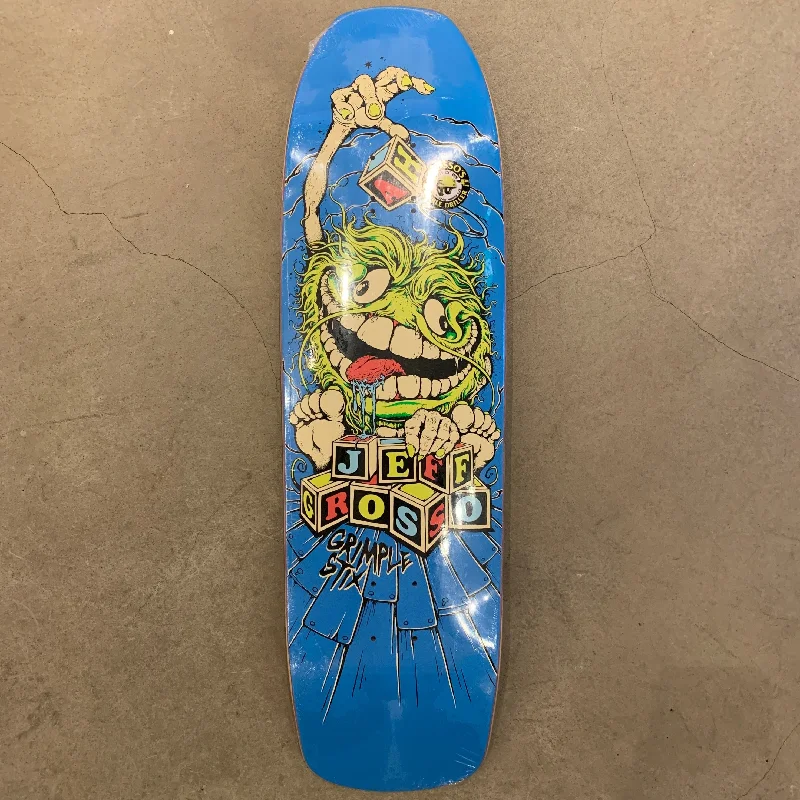 Custom Skateboard Deck for All-Around Versatile Skating-[ANTIHERO] GROSSO GRIMPLE STIX GUEST BOARD BLUE  - 9.25” x 32.68”