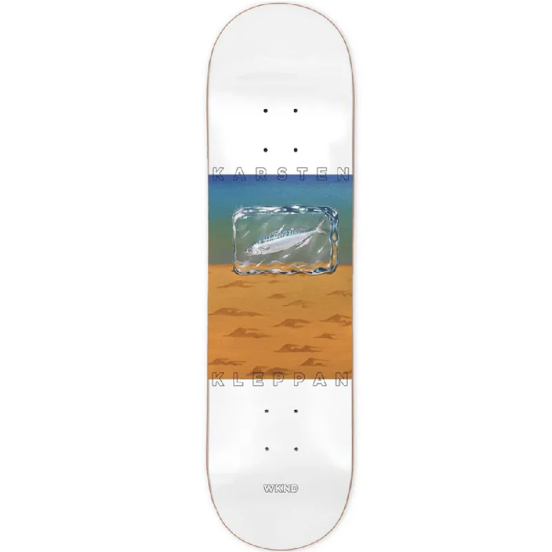 Custom Skateboard Deck with Advanced Tail Shape for Tricks-WKND Karsten Kleppan Fish In Ice 8.5 - Skateboard Deck