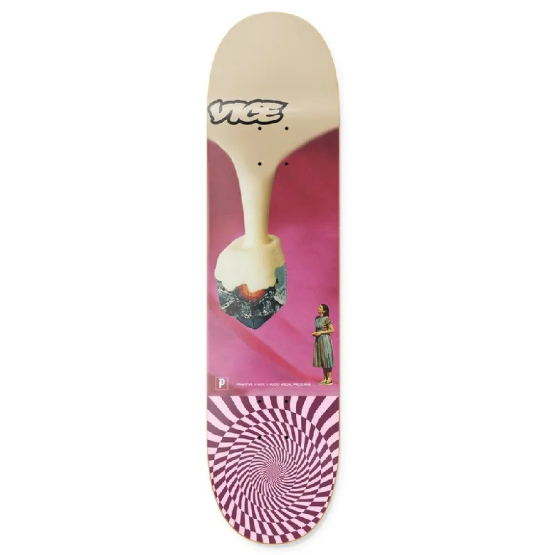 Custom Skateboard Deck for Thrilling Vert Rides-Primitive X VICE Mag 8.0 - Skateboard Deck