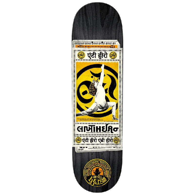 Custom Skateboard Deck with Extended Nose for Control-Antihero Team Namaste 9 - Skateboard Deck