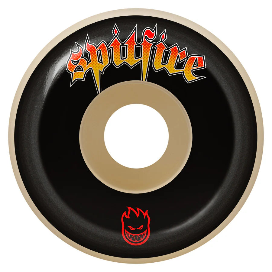 Custom Skateboard Wheels with Durable Core for High-Impact Skating-Spitfire Formula Four 99a Venom Script Conical Full Skateboard Wheels