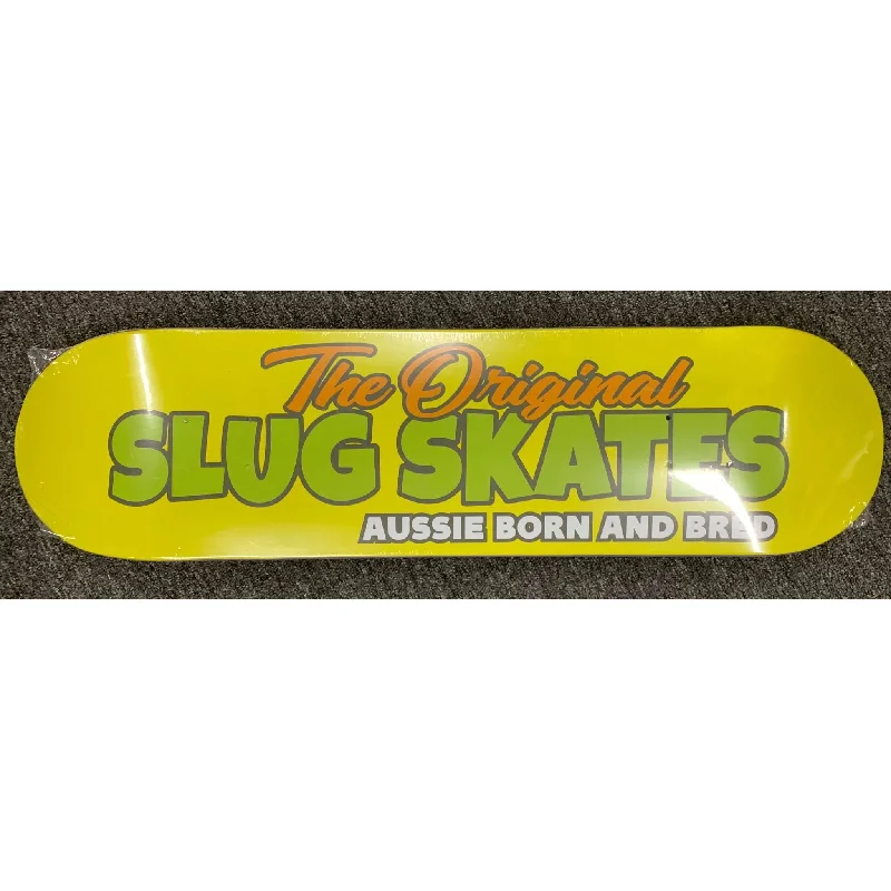 Custom Skateboard Deck for Smooth and Fast Slides-SLUG SKATES ORIGINAL SKATEBOARD DECK 8.125 INCH WIDE