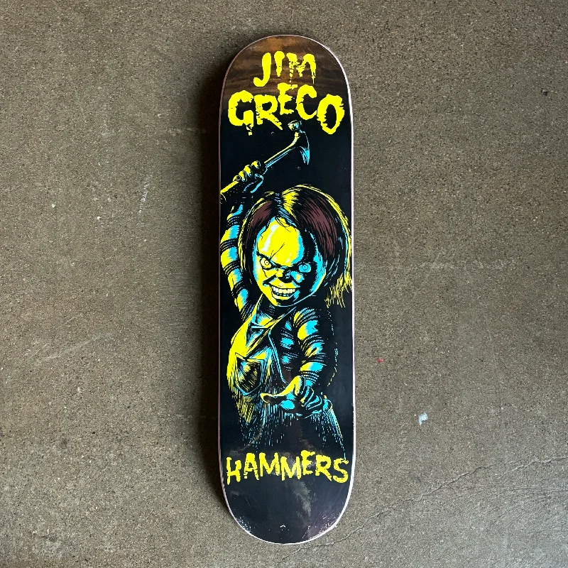 Custom Skateboard Deck with Pop-Focused Design for Air Tricks-HAMMERS GRECO CLR KILLERS 8.25" DECK