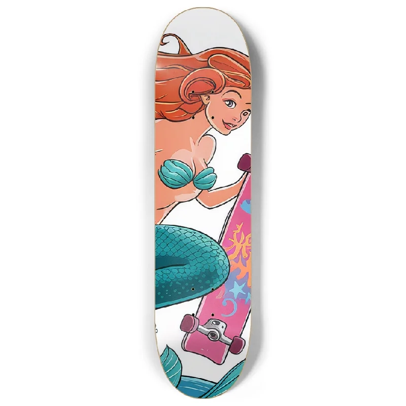 Custom Skateboard Deck for Thrilling Vert Rides-Skate Boarding Mermaid Skateboard