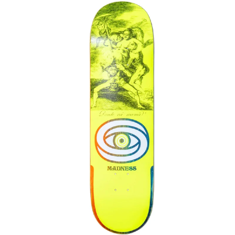 Custom Skateboard Deck with Enhanced Durability-Madness Donde R7 Neon Yellow 8.5 - Skateboard Deck