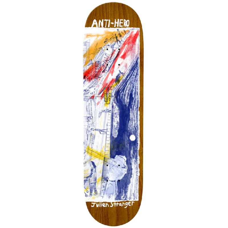 Custom Skateboard Deck for Pro-Level Skating-Antihero Julien Stranger SF Then And Now 8.4 - Skateboard Deck