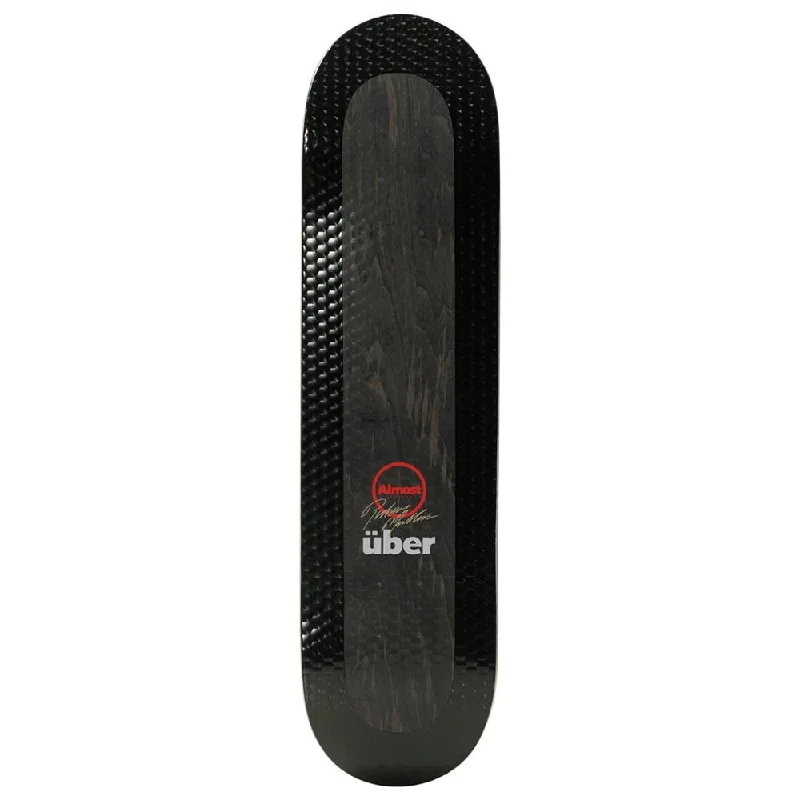 Custom Skateboard Deck for Riders Seeking Greater Pop-Almost Uber Black Mullen 8.25 - Skateboard Deck