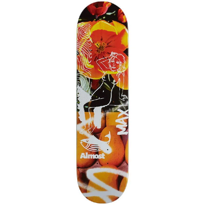 Custom Skateboard Deck with Special Design for Urban Skating-Almost In Bloom Impact Light Max 8.0 (Slight Warp) - Skateboard Deck