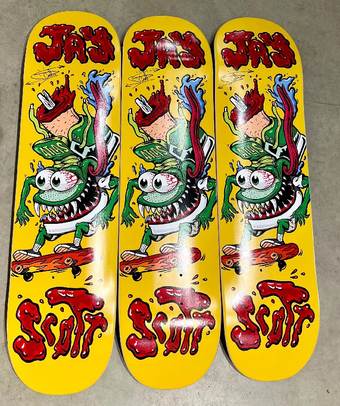 Custom Skateboard Deck with Smooth Surface for Easy Slide-Atlas x Jay Scott Deck Shoes