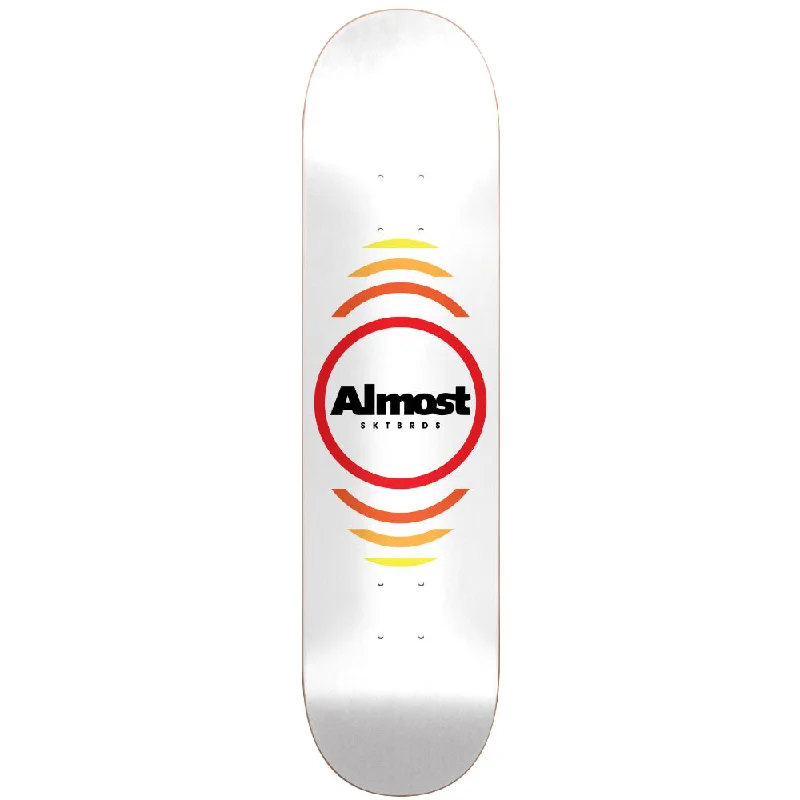 Custom Skateboard Deck with High-Flex Technology-Almost Reflex HYB White 7.75 - Skateboard Deck