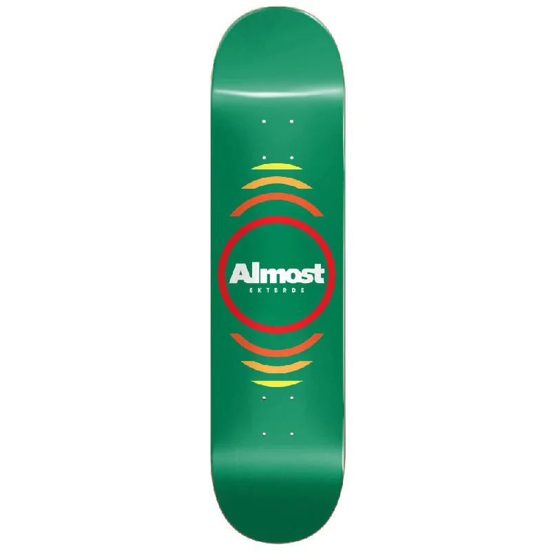 Custom Skateboard Deck for Extreme Street Skating-Almost Reflex Youth HYB Green 7.375 - Skateboard Deck