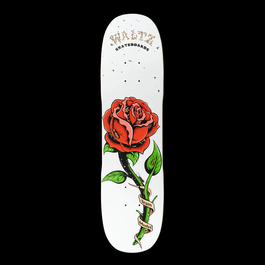 Custom Skateboard Deck for Improved Tail Whips-WALTZ SKATEBOARDS 7.4" Team Model Freestyle Skateboard Deck