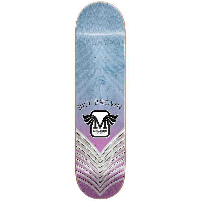 Custom Skateboard Deck with Multi-Layer Construction-Monarch Project Sky Horus Gradient R7 Blue 8.25 - Skateboard Deck