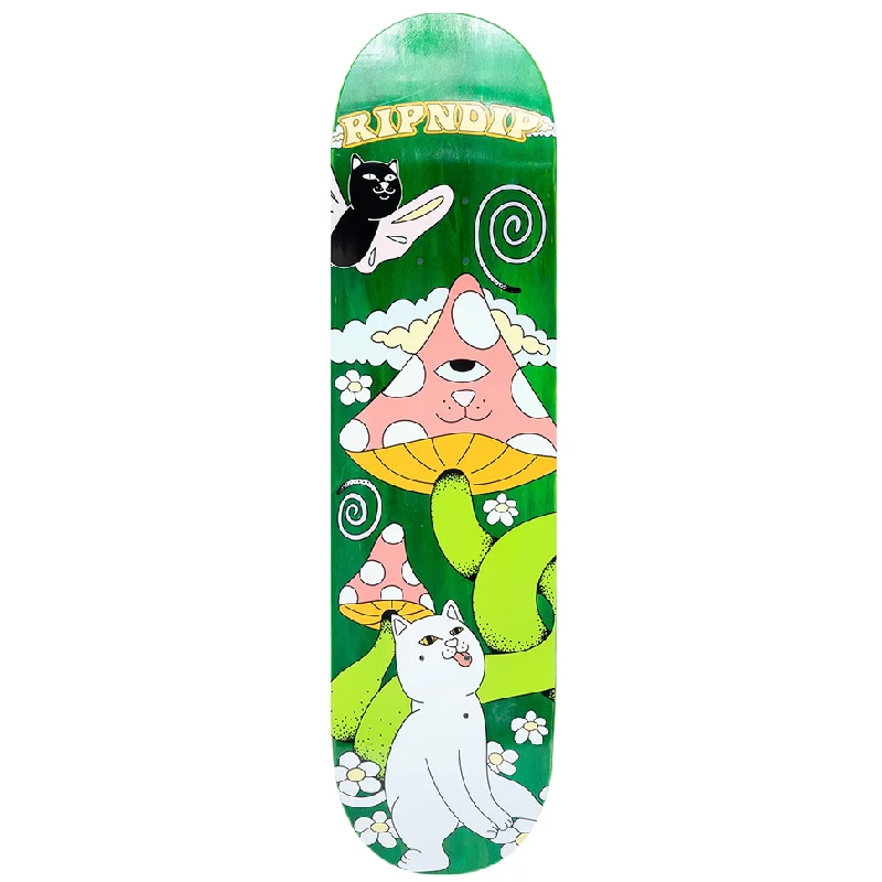 Custom Skateboard Deck with Sleek and Streamlined Profile-RIPNDIP Cloud 69 8.0 - Skateboard Deck