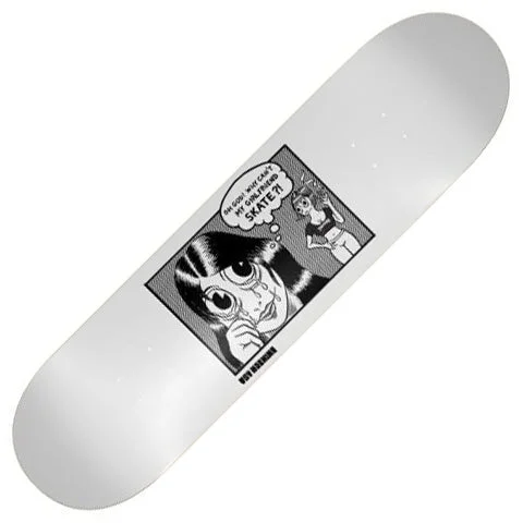 Custom Skateboard Deck for Pro-Level Street Tricks-Toy Machine x Thrasher Girlfriend Deck 8.25"