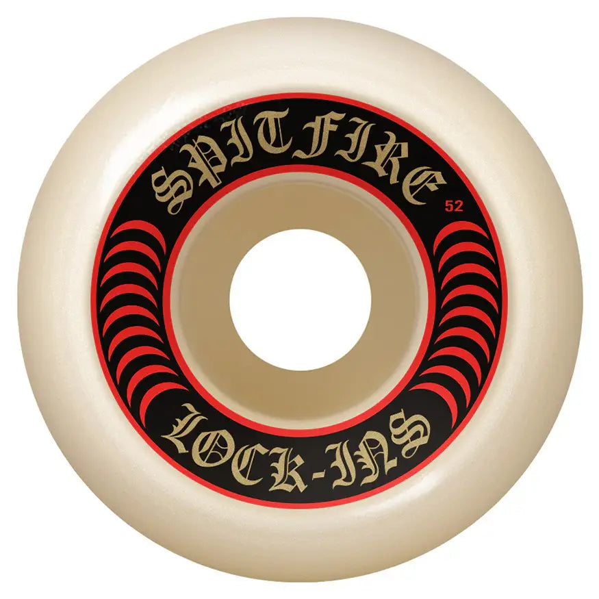 Custom Skateboard Wheels for Riders Seeking Extra Speed and Traction-Spitfire Formula Four 101a Lock-Ins Skateboard Wheels