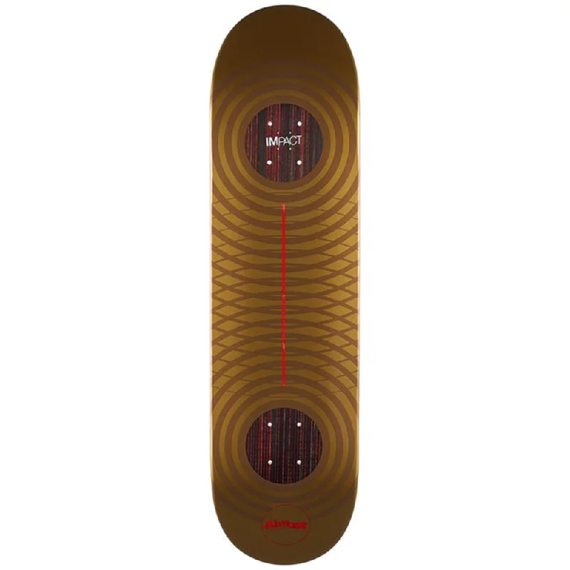 Custom Skateboard Deck for Increased Durability and Strength-Almost Metallic Rings Impact Youness 8.25 - Skateboard Deck