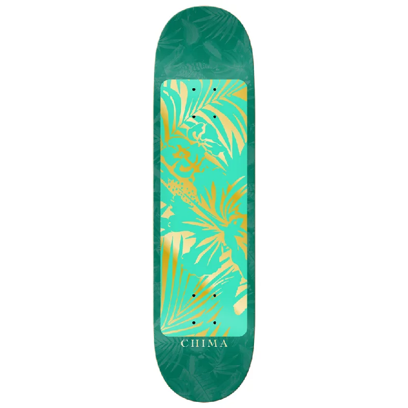 Custom Skateboard Deck with Highly Responsive Features-Real Chima Floral 8.06 - Skateboard Deck