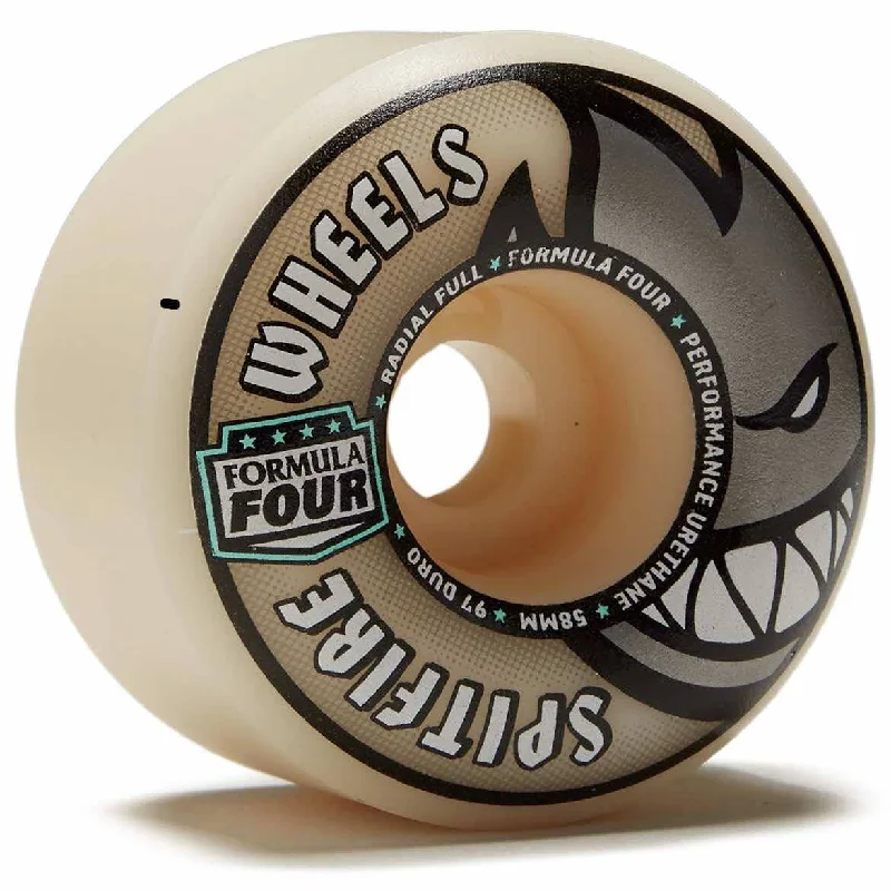 Custom Skateboard Wheels with Softness Customization for Comfort-Spitfire F4 Radial Full Wheel 97A 58mm