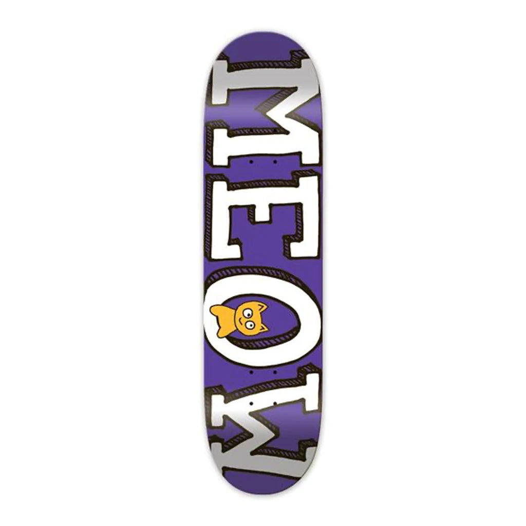 Custom Skateboard Deck for Downhill Racing-Meow Skateboards Logo Mini Deck 7.25